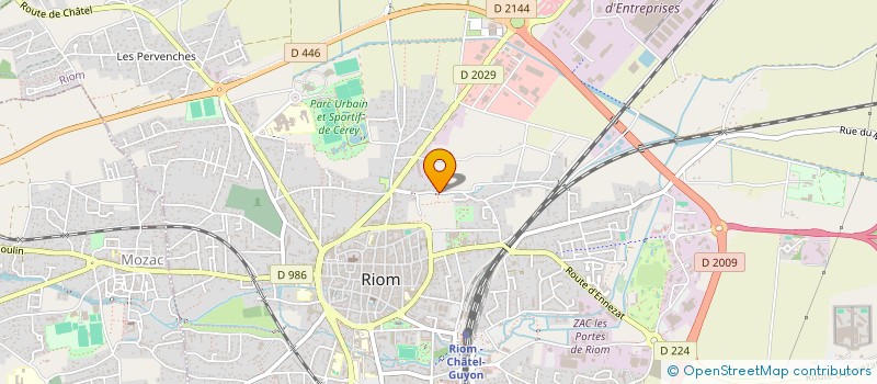 localisation de l'entreprise DECY SERVICES  RIOM