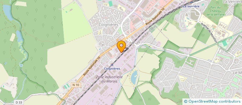 localisation de l'entreprise DECYMAQUE  COIGNIERES