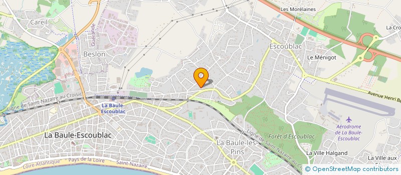 localisation de l'entreprise DECYMAZ à LA BAULE-ESCOUBLAC