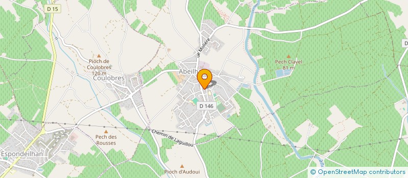 localisation de l'entreprise DED'Z CLOTURES à ABEILHAN