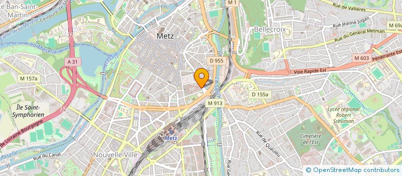 localisation de l'entreprise DEDAL DESIGN à METZ