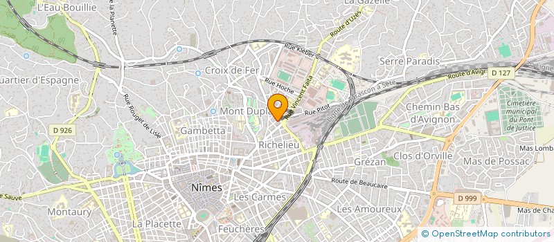 localisation de l'entreprise DEDALE à NIMES