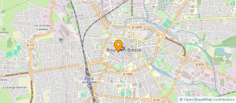 localisation de l'entreprise DEDALE à BOURG-EN-BRESSE