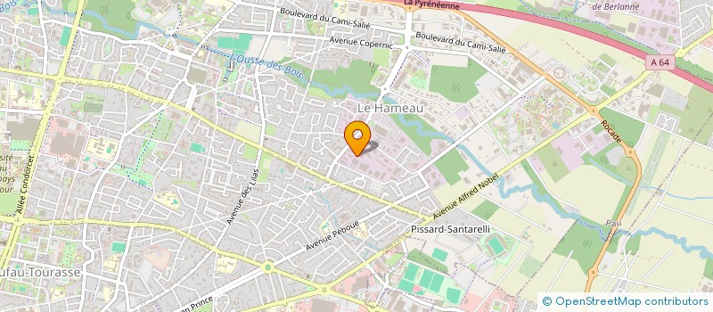 localisation de l'entreprise DEDALE à PAU