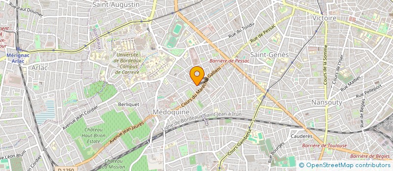 localisation de l'entreprise DEDALE  BORDEAUX