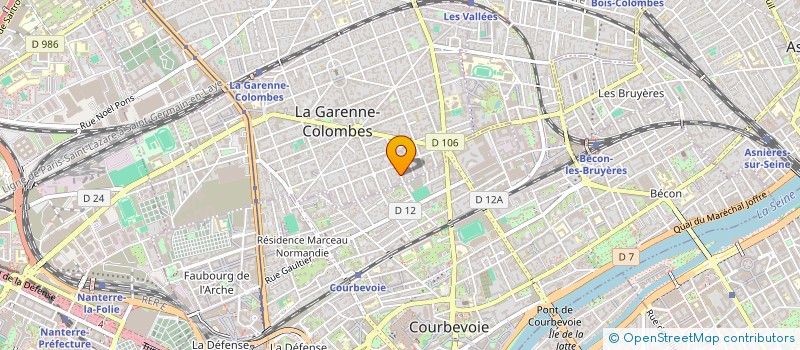 localisation de l'entreprise DEDALE ITM à LA GARENNE-COLOMBES