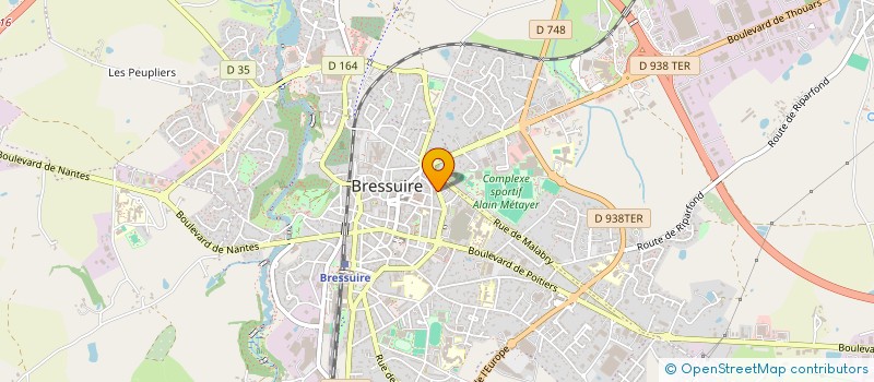 localisation de l'entreprise DEDALE SARL à BRESSUIRE