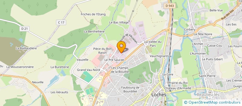 localisation de l'entreprise DEDALE SERVICES à LOCHES