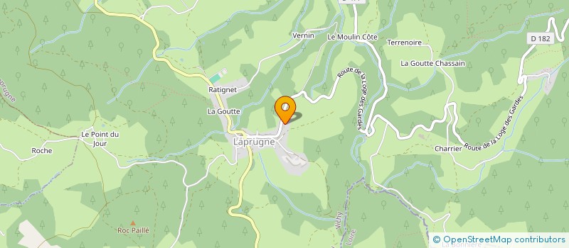 localisation de l'entreprise DEDALYS  LAPRUGNE