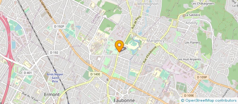 localisation de l'entreprise DEDANS DEHORS DECORATION à EAUBONNE