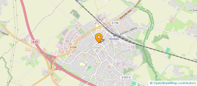 localisation de l'entreprise DEDANS DEHORS L'ENTREPOT DU NORD  ORCHIES