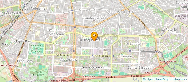 localisation de l'entreprise DEDD LA  RENNES