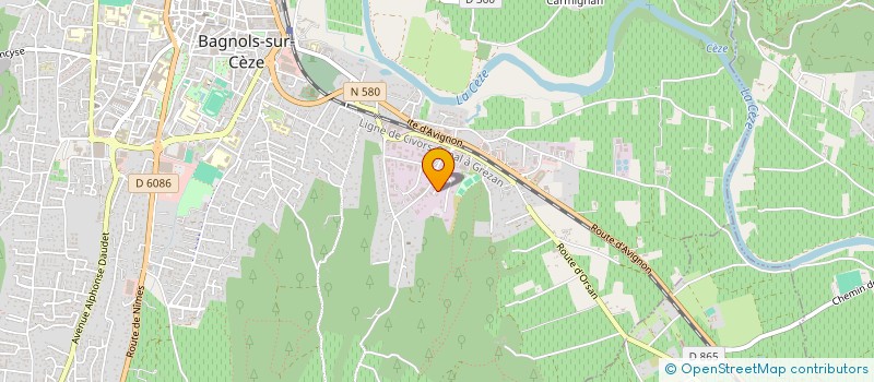 localisation de l'entreprise DEDE à BAGNOLS-SUR-CEZE