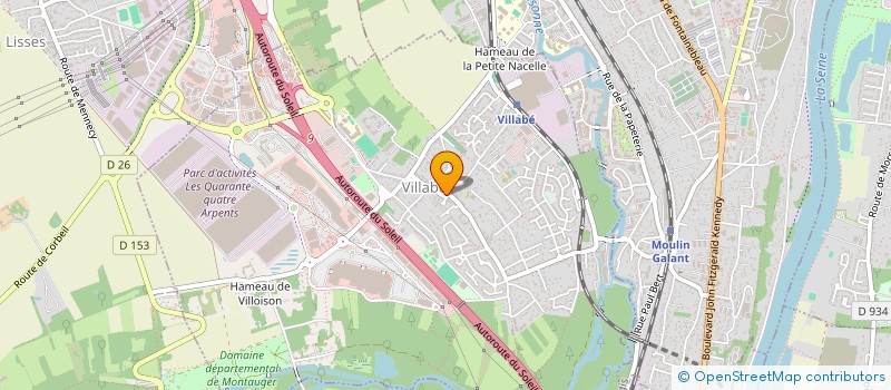 localisation de l'entreprise DEDE  VILLABE