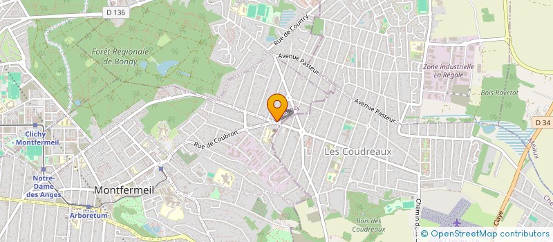 localisation de l'entreprise DEDE à MONTFERMEIL