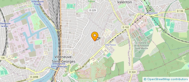 localisation de l'entreprise DEDE  VILLENEUVE-SAINT-GEORGES