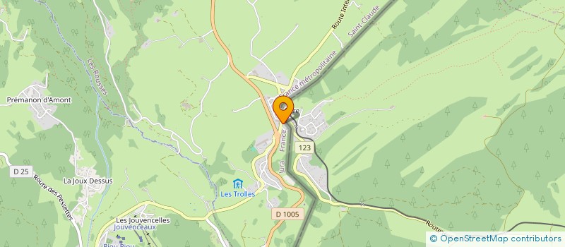 localisation de l'entreprise DEDE IMMO  LES ROUSSES