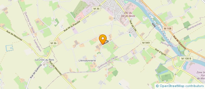 localisation de l'entreprise DEDE KAPITAL  QUESNOY-SUR-DEULE