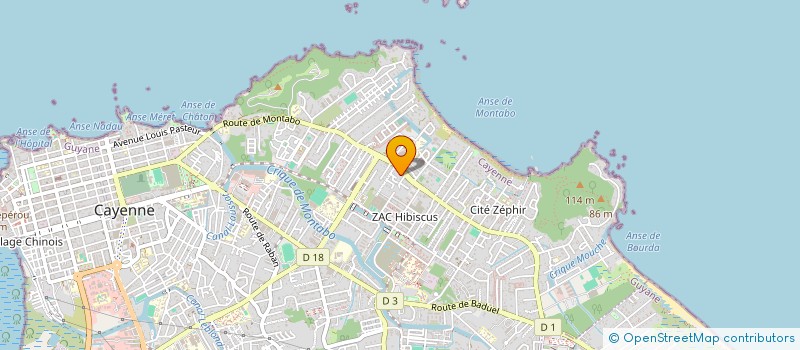 localisation de l'entreprise DEDE MOBILE  CAYENNE