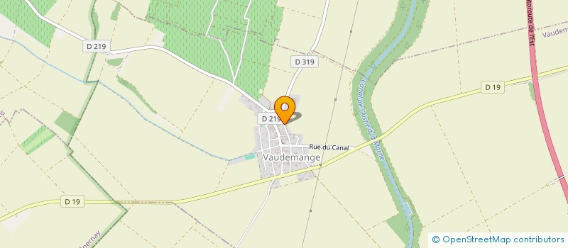 localisation de l'entreprise DEDET GILLES  VAUDEMANGE