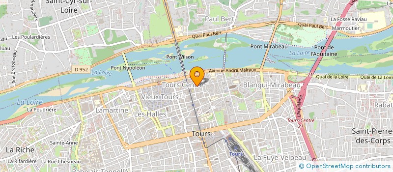 localisation de l'entreprise DEDICACE à TOURS