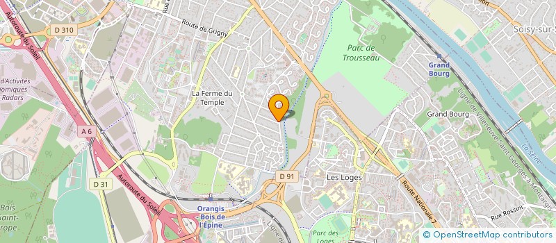 localisation de l'entreprise DEDICACE à RIS-ORANGIS