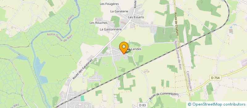 localisation de l'entreprise DEDICACE à NOTRE-DAME-DE-RIEZ