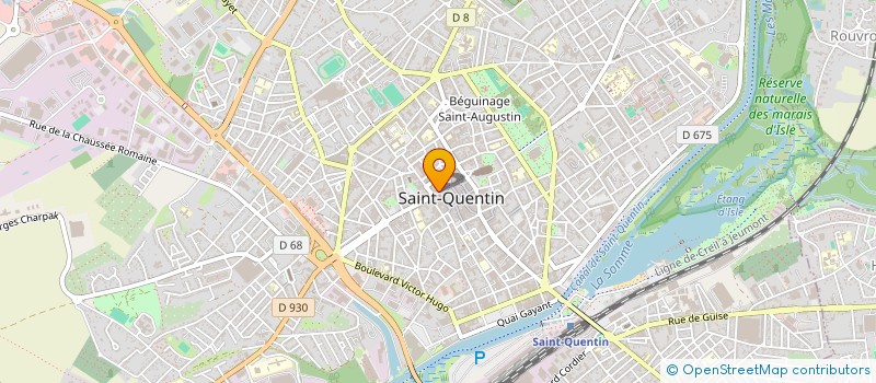 localisation de l'entreprise DEDICACE HABILLE AUTREMENT à SAINT-QUENTIN