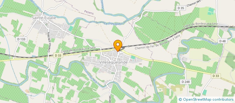 localisation de l'entreprise DEDIES FOUCHE  VILLESEQUELANDE