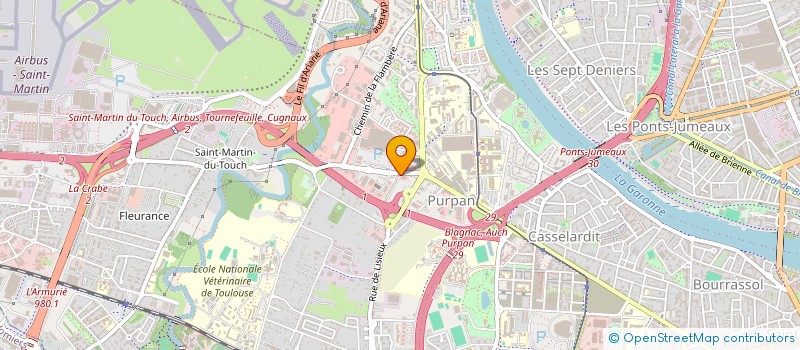 localisation de l'entreprise DEDIEU à TOULOUSE