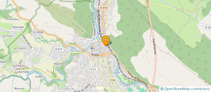 localisation de l'entreprise DEDIEU GRACIE-DEDIEU SOCIETE D'AVOCATS à FOIX