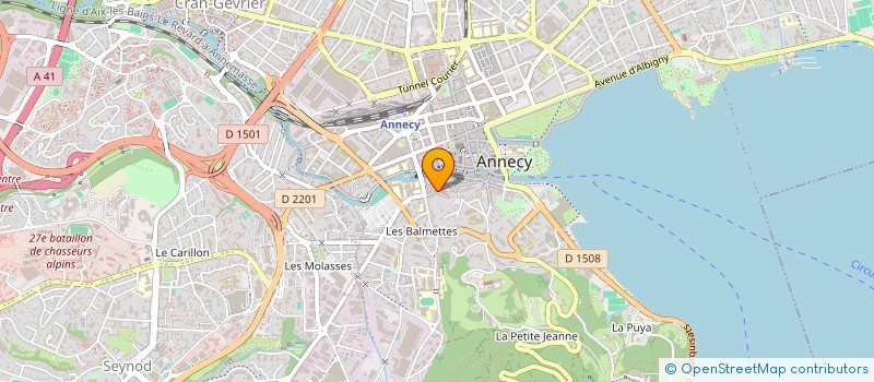 localisation de l'entreprise DEDIGON JOUSSELIN INDIVISION à ANNECY