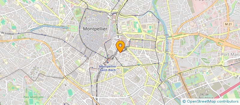localisation de l'entreprise DEDINI ARCHITECTE D'INTERIEUR  MONTPELLIER