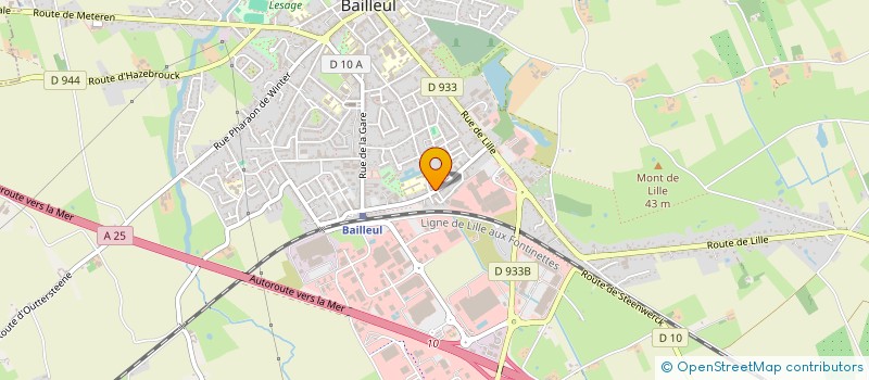 localisation de l'entreprise DEDIS SARL à BAILLEUL