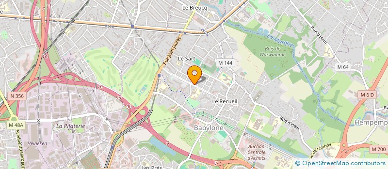 localisation de l'entreprise DEDISSUD à VILLENEUVE-D'ASCQ