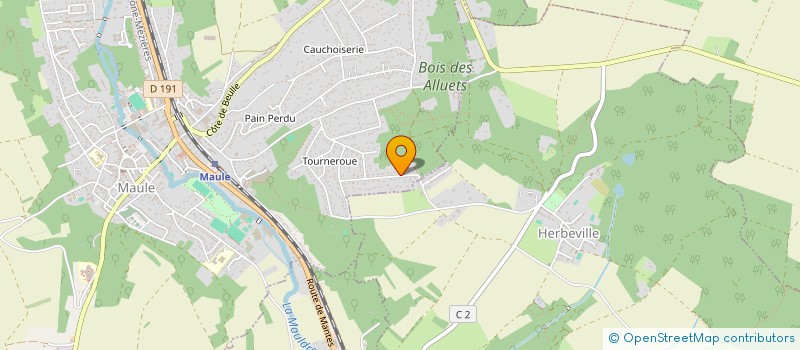 localisation de l'entreprise DEDIU DEUX  JUMEAUVILLE