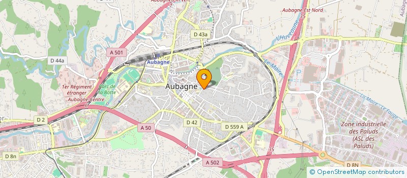 localisation de l'entreprise DEECIPROD INC  AUBAGNE