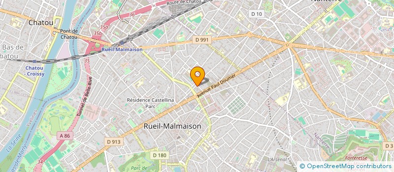 localisation de l'entreprise DEEF à RUEIL-MALMAISON