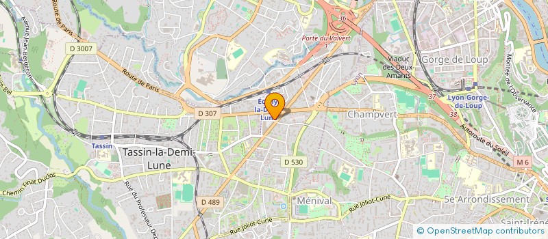 localisation de l'entreprise DEEFFE à TASSIN-LA-DEMI-LUNE