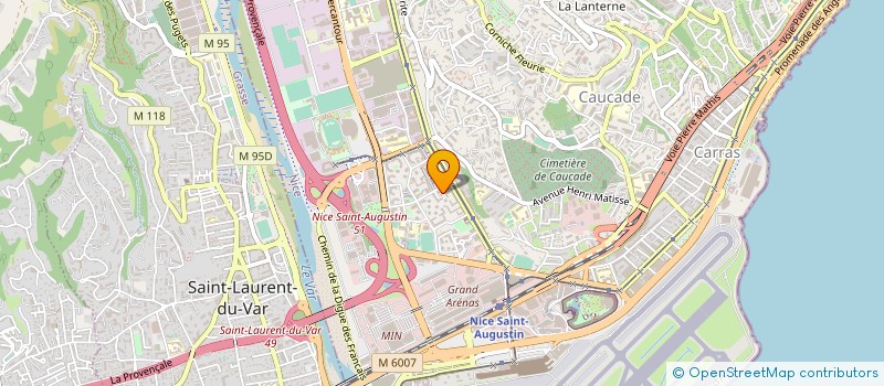 localisation de l'entreprise DEEL 06 à NICE