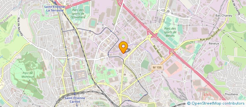 localisation de l'entreprise DEEL FRANCE  SAINT-ETIENNE