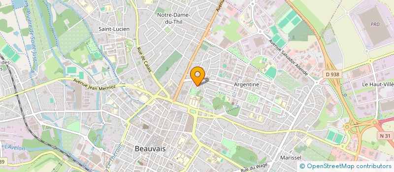 localisation de l'entreprise DEEMA  BEAUVAIS