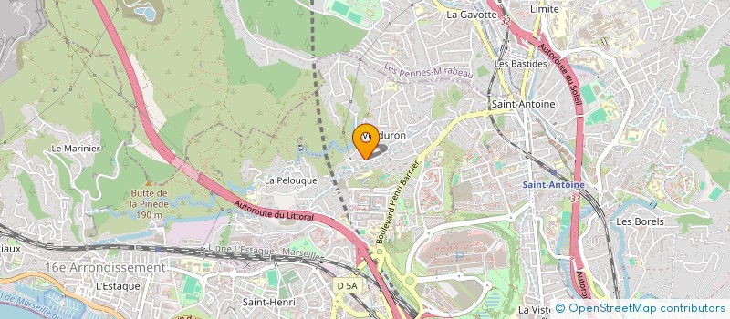 localisation de l'entreprise DEEN INVEST à MARSEILLE