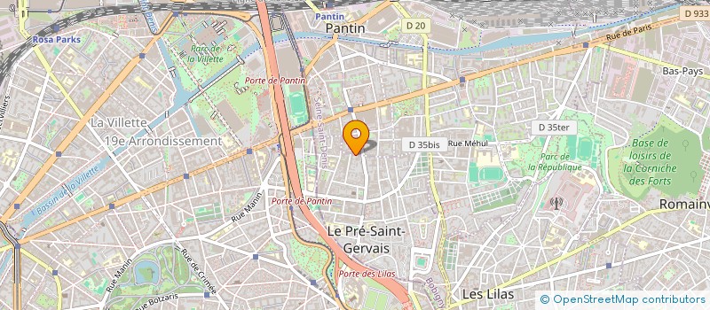 localisation de l'entreprise DEEN PIZZA à LE PRE-SAINT-GERVAIS