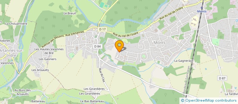 localisation de l'entreprise DEENGYON  MONTS