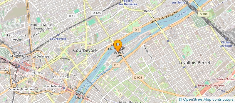 localisation de l'entreprise DEENO à NEUILLY-SUR-SEINE