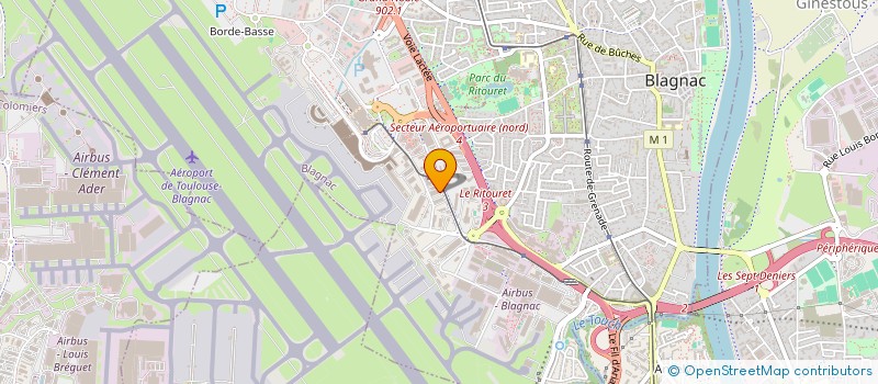 localisation de l'entreprise DEEP ACCOMPAGNEMENT JEAN-CHARLES LARIVE  BLAGNAC