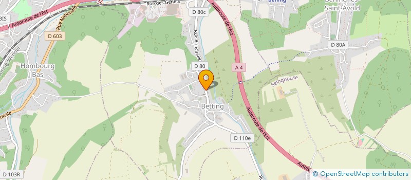 localisation de l'entreprise DEEP'ARTS  BETTING