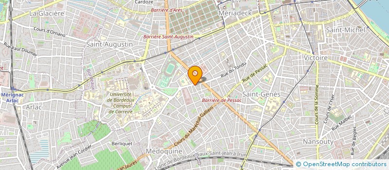 localisation de l'entreprise DEEP BRAIN STIMULATION SOCIETY - DBS SOCIETY à BORDEAUX