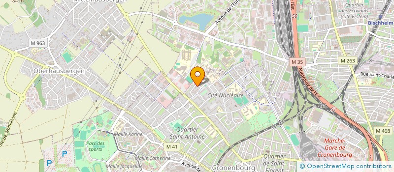 localisation de l'entreprise DEEP-DEMOCRACY, ECOLOGY, EMPOWERMENT AND PEACE  STRASBOURG